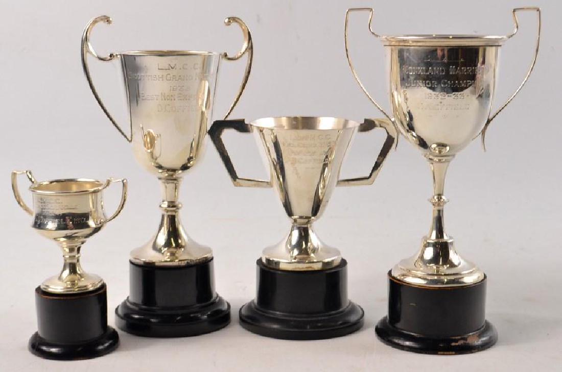 Four EP presentation trophies: Four EP presentation trophies. Mostly from the 1930's