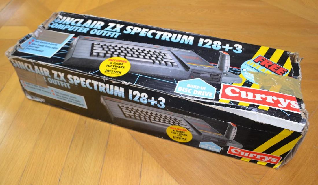 SINCLAIRE ZX SPECTRUM 128+3 computer outfit with 2 (1 of 1)