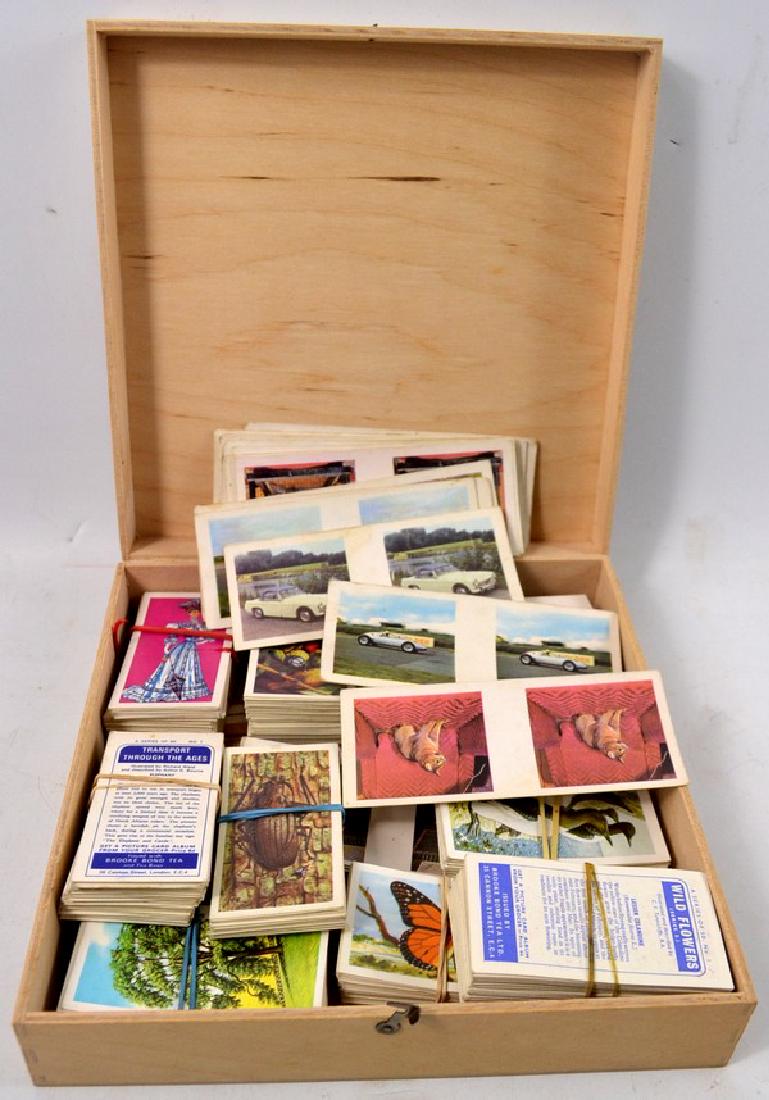 Small wooden box to contain collectable BROOKE BOND TEA (1 of 3)