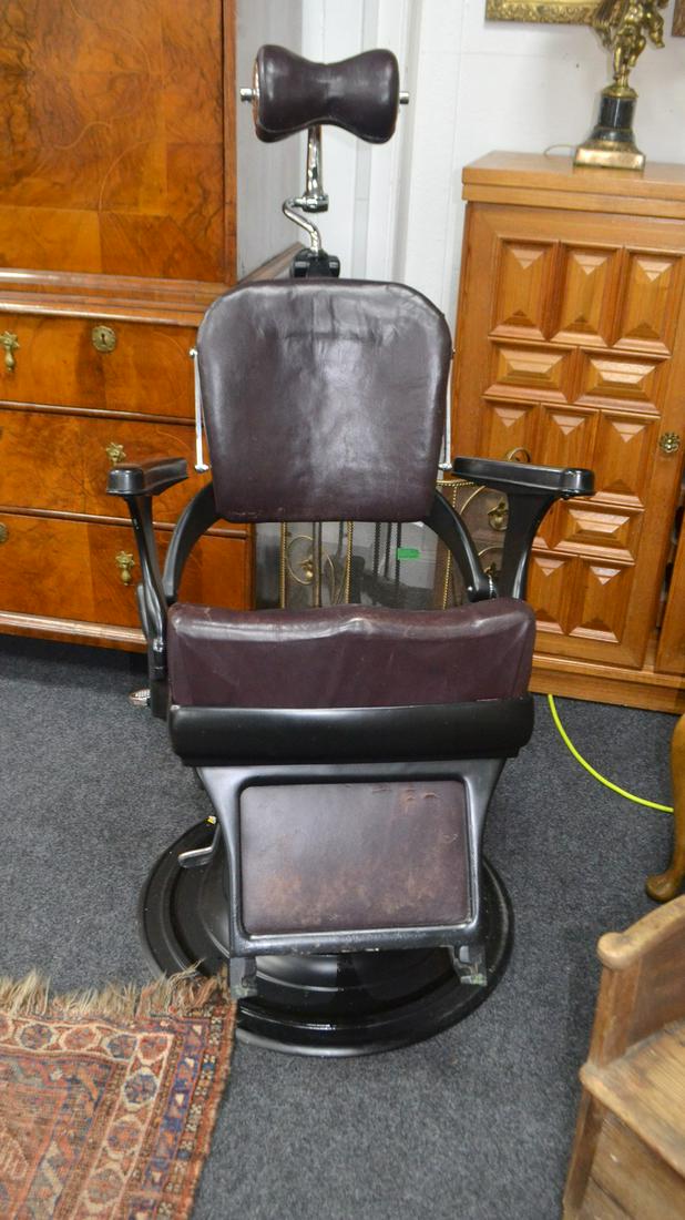 Vintage STERLING maker dental chair: Vintage STERLING maker dental chair. [ serial no 3025] c1920,s. Suitable forTattoo artist or Hairdresser etc...in fantastic condition, chrome is in very good condition