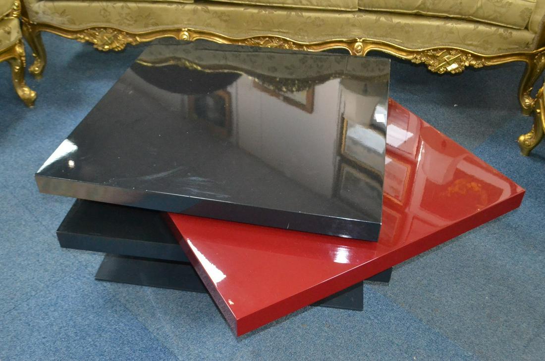 Modern swivel three piece coffee table by LIGNE ROSET (1 of 1)