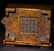 A CHINESE VINTAGE BRONZE INSNECE HOLDER - 9