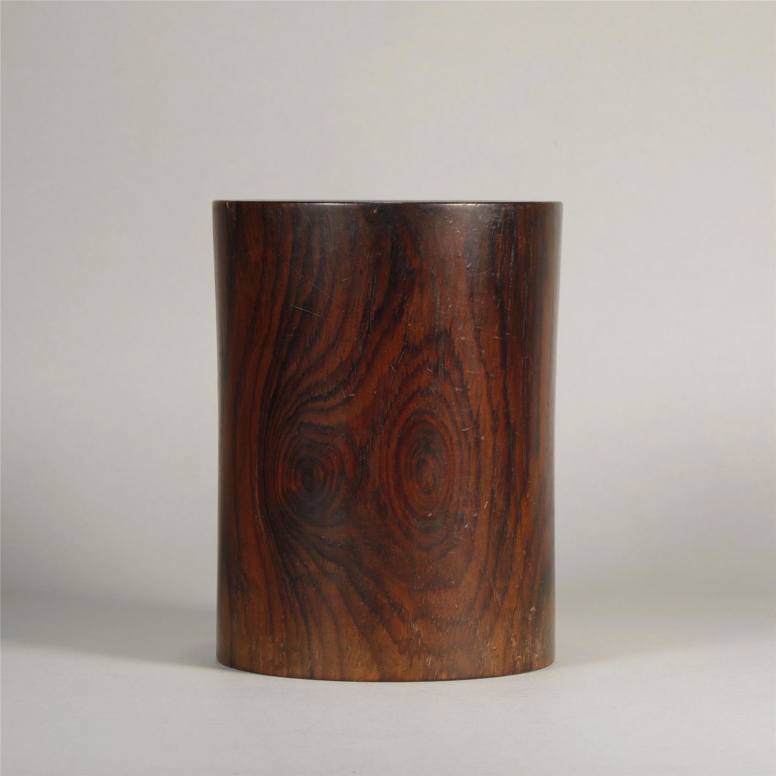 A HUANGHUALI WOOD BRUSH HOLDER (1 of 8)