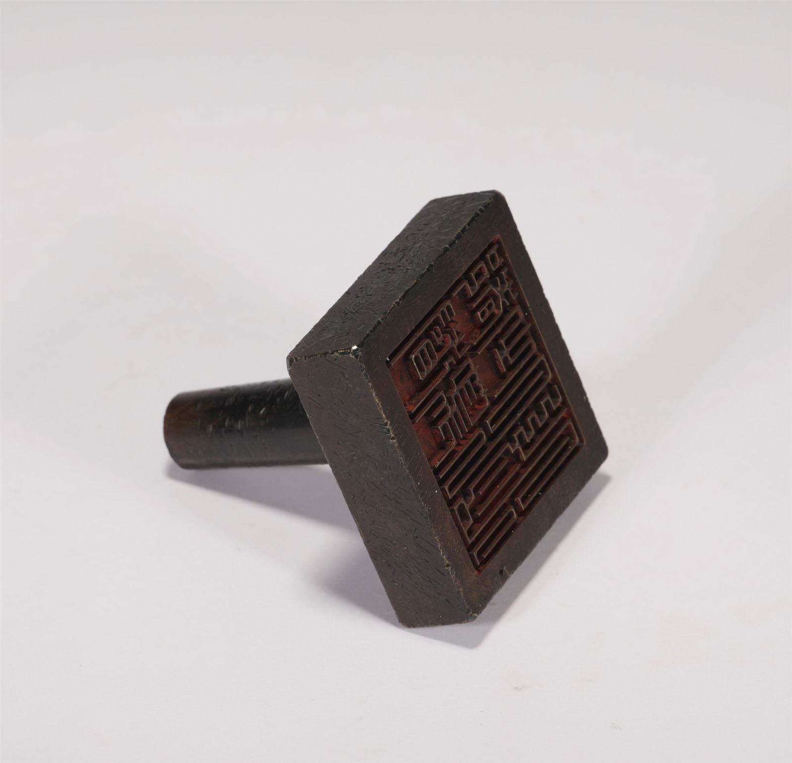A CHINESE BRONZE SEAL (1 of 6)