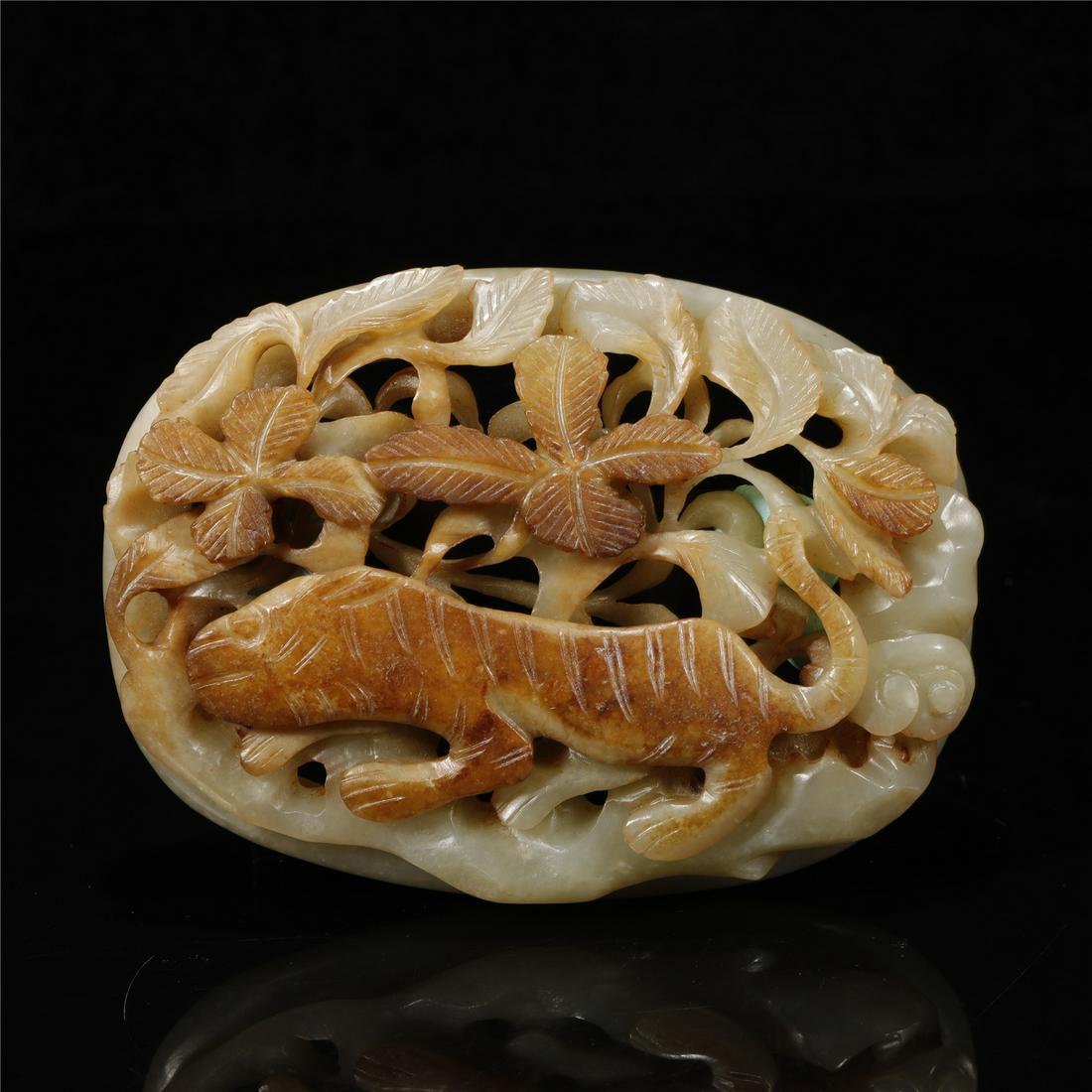 A YUAN DYN. STYLE JADE ORNAMENT (1 of 6)