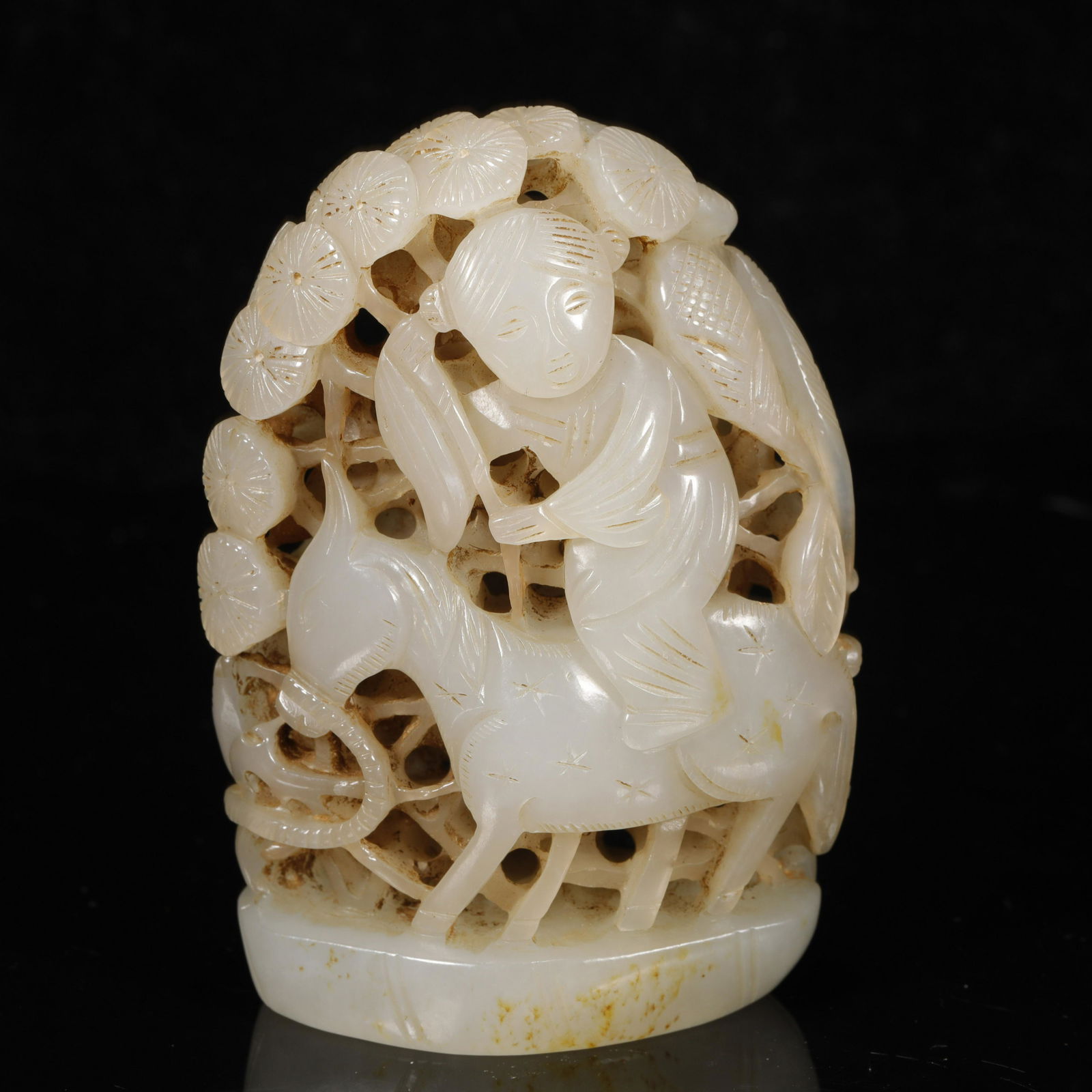 A HETIAN JADE ORNAMENT PIECE (1 of 8)