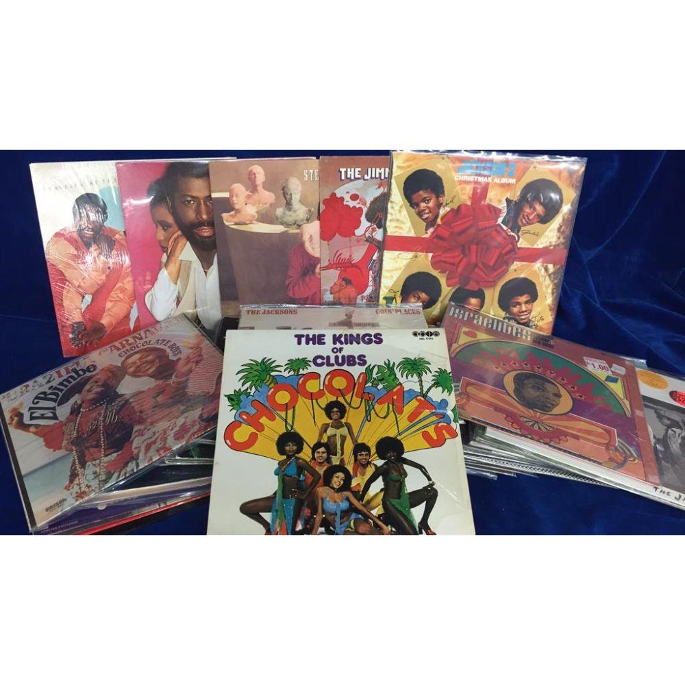 (42) Asst High Grade Disco/Funk Soul LP's -: Lot (42 Different) High Grade Disco/Funk Soul LP's to include artists The Jackson 5 (15), Chocolat's, The O'Jays, Stevie Wonder, Jimmy Castor Group, Phil Spector, Teddy Pendergass, MFSB, Donna Summer,