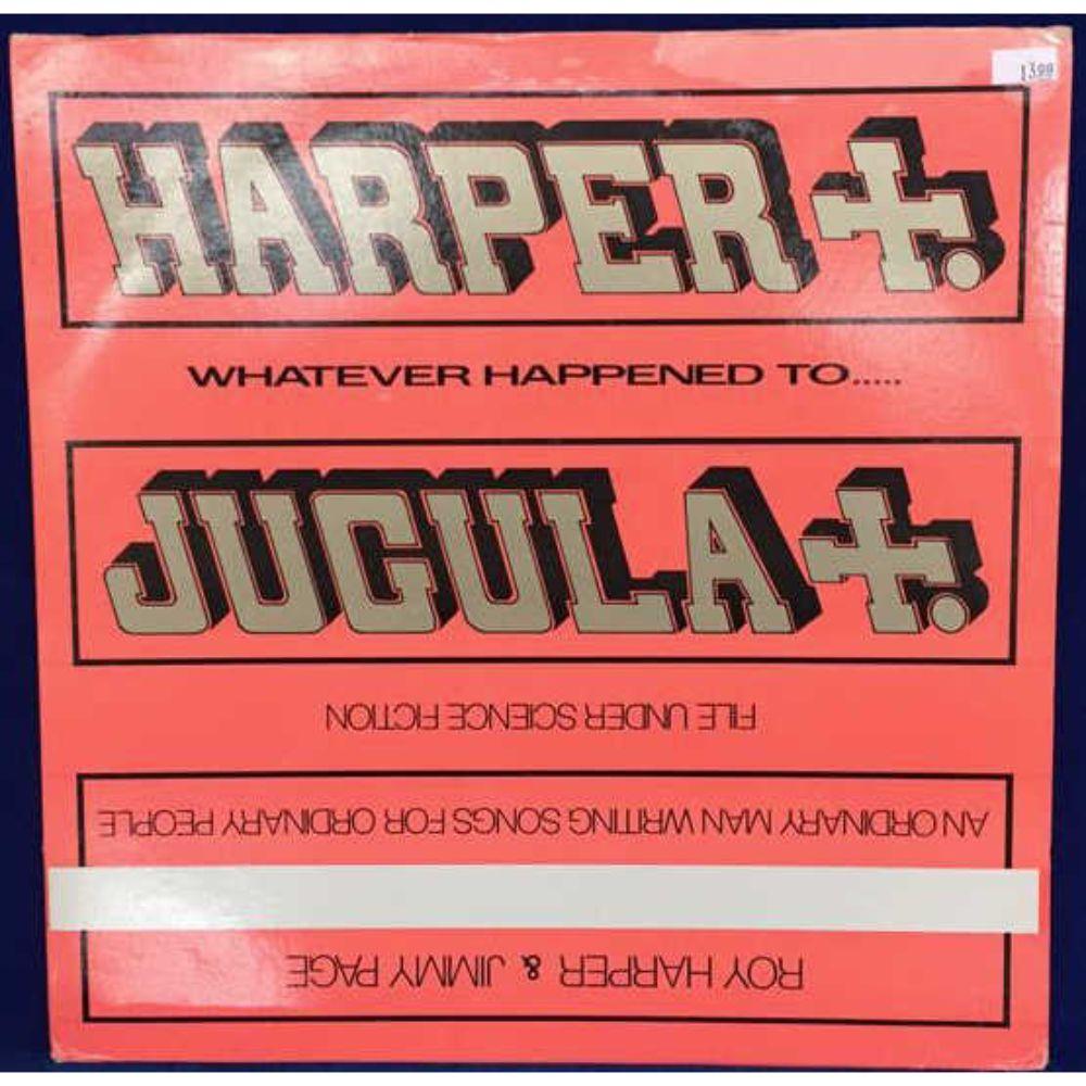 Roy Harper & Jimmy Page "Whatever Happened to: Jugular" LP - Beggars Banquet Records PVC 8937 (opinion of condition: Record Mint, Jacket VG++)