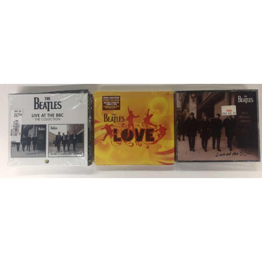 (3) Sealed - The Beatles Multi-Disc Music CD's -: Live at the BBC Vol 1 &2", "Live at the BBC" & "Love
