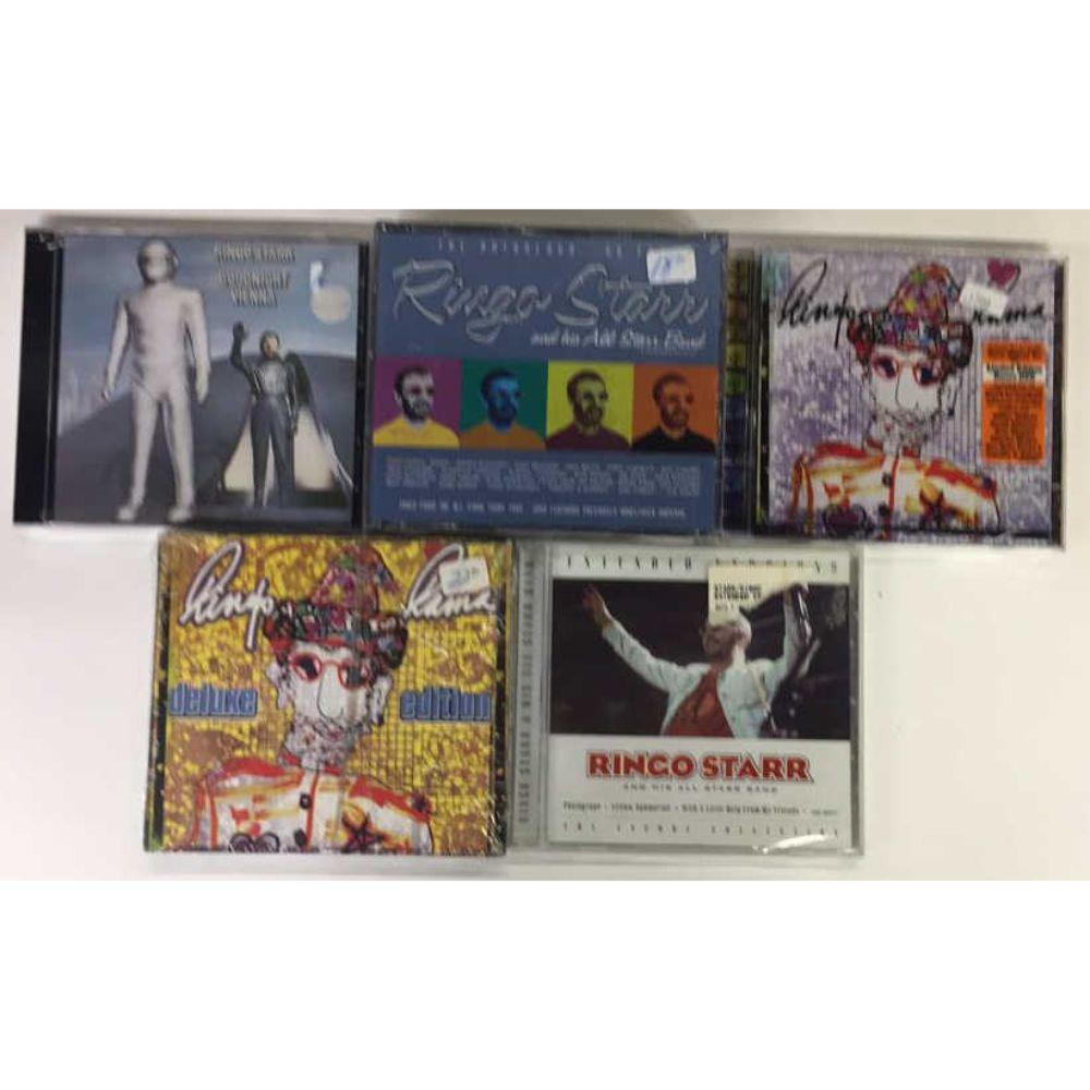 (5) Sealed - Ringo Starr Music CD's-: "Goodnight Vienna", "The Anthology So Far - Ringo Starr & His All Starr Band" 2 CD Set, "Ringo Rama", "Ringo Starr & His All Starr Band Extended Versions" & "Ringo Rama" Deluxe Edition