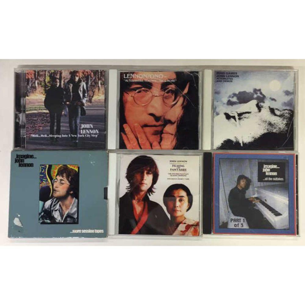 (6) Bootleg - John Lennon Music CD's -: More Sessions Tapes" 2 CD Set, "All the Outtakes Part 1", "Filming the Fantasies", "Alternates & Demos", "Alternative Toronto Mix & More" & "Well, Well Sleeping Into Your New York Step