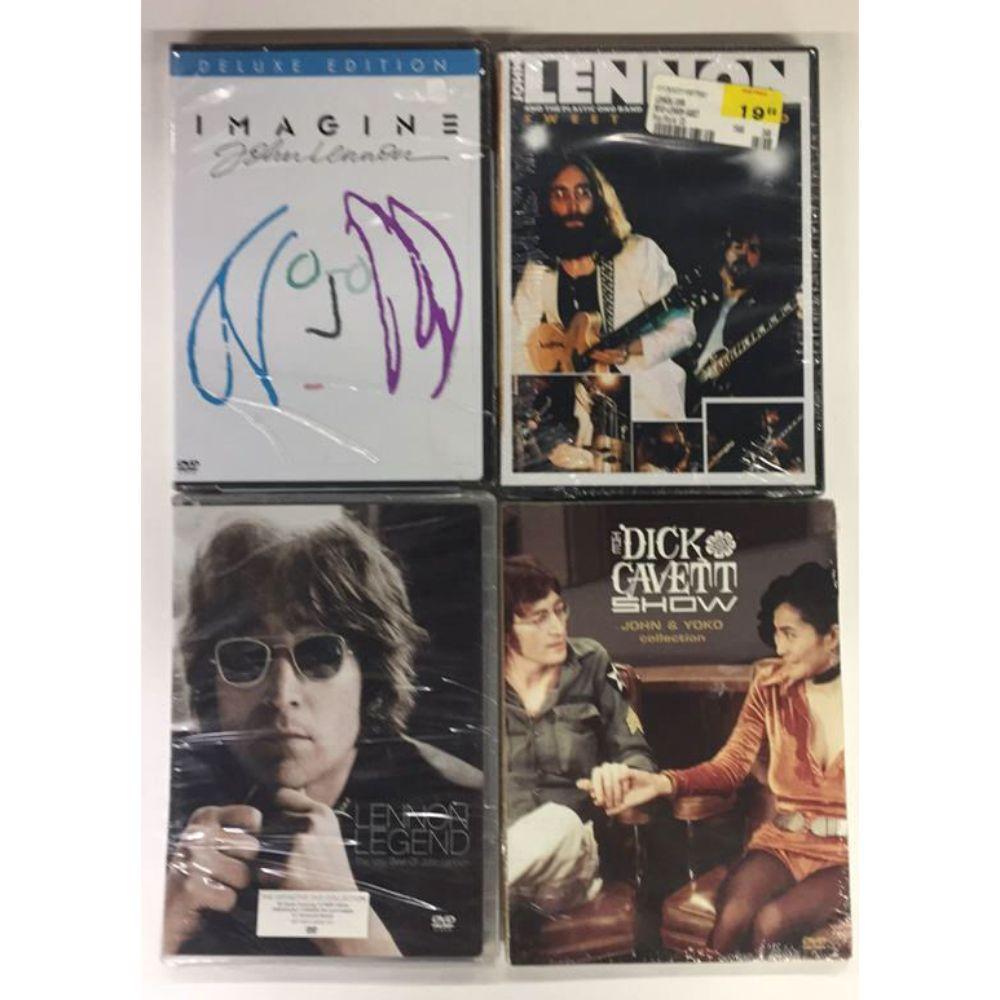 (4) Sealed - John Lennon DVD's -: Sweet Toronto" Bootleg, "Imagine" Deluxe Edition, "Lennon Legend" & "The Dick Cavett Show