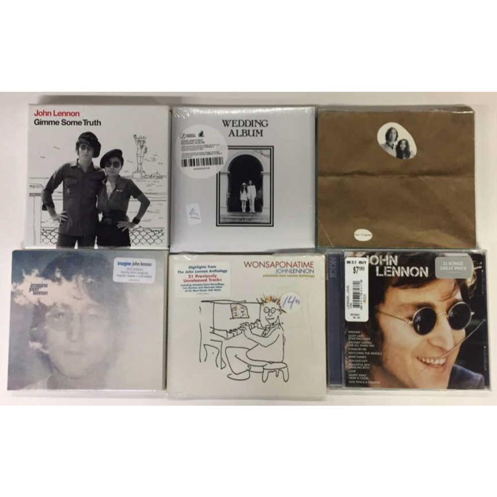 (6) Different John Lennon CD's -: "Two Virgins", "Imagine" 2 CD Edition, "Gimmie Some Truth" 4 CD Boxed Set, "Wedding Album" (Sealed), "Icon" (Sealed) & "Wonsaponatime" Sealed)