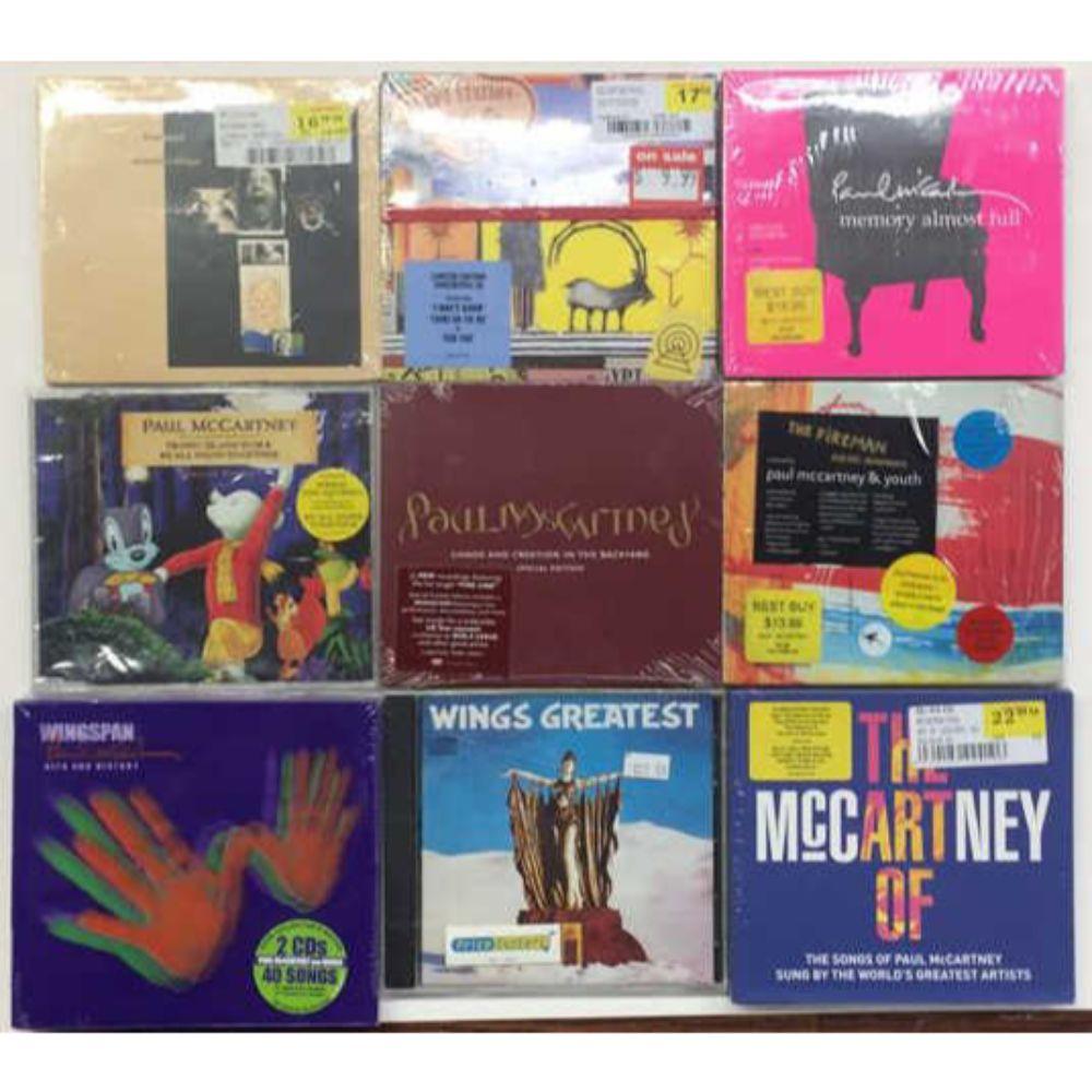 (9) Different Sealed Paul McCartney Music CD's -: Liverpool Sound Collage", "Wings Greatest", The Firemen "Electric Arguments", "Chaor & Creation in the Back Yard", "Egypt Station", "The McCartney Of", "Tropic Island Hum & We All Stand Together", "Wi