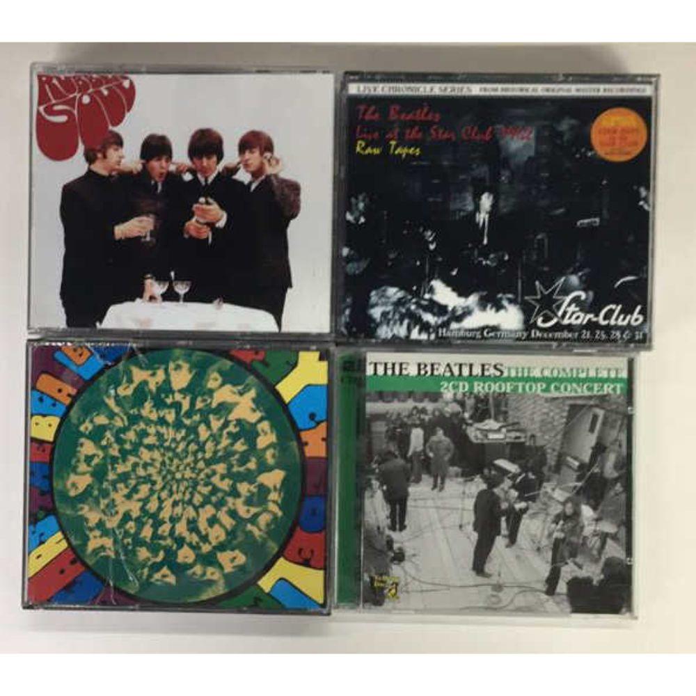 (4) Bootleg Multi-Disc Beatles Music CD's -: Live at the Star Club 1962 Raw Tapes", "All Sides of Rubber Soul", "Psychedelic Years II" & "The Complete Rooftop Concert