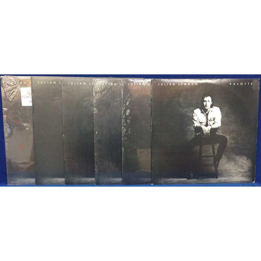 (6) High Grade Julian Lennon "Valotte" LP's -: Atlantic Records 80184-1 w/orig Shrink & Hype Sticker (Vinyl Mint, Jacket Nr Mint), Atlantic Records 80184-1 (Vinyl Mint, Jacket Nr Mint), (2) Atlantic Records 80184-1 RCA Record Club Issue R-124617 (