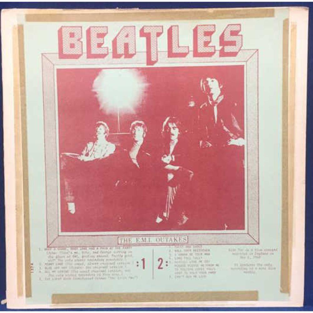 Bootleg - The Beatles "The E.M.I. Outakes" LP -: World Records 1374 (opinion of condition: Record Nr MT, Jacket VG+)