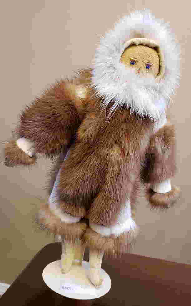 Vintage Hand Made Native Eskimo Doll