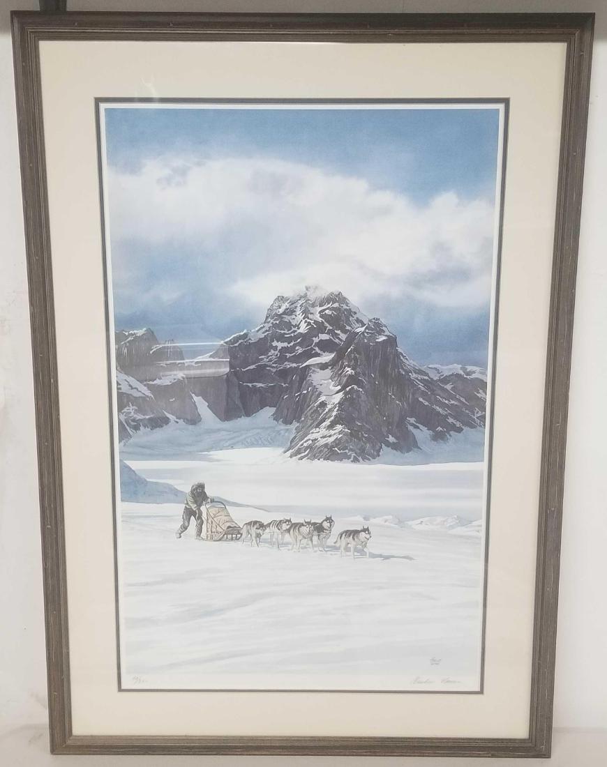 Very large Charles Gause "Across the Pass" print