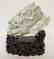 Large Chinese Jadeite carving of Lotus - 2