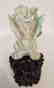 Large Chinese Jadeite carving of Lotus - 4