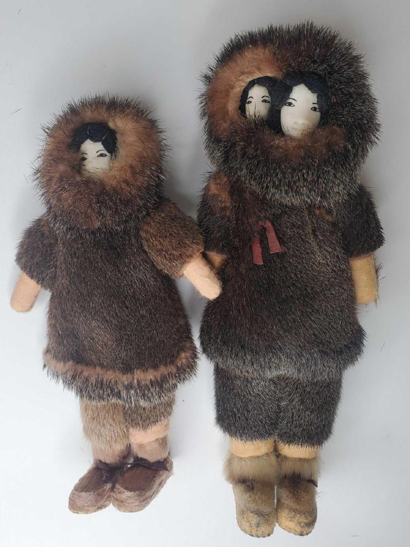 Two handmade Eskimo dolls (1 of 6)