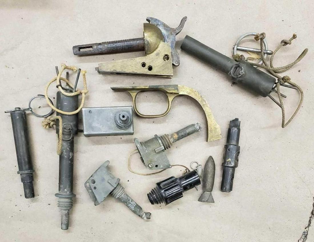 Booby trap components (bouncing betties, grenade parts,: You get everything shown in photos.