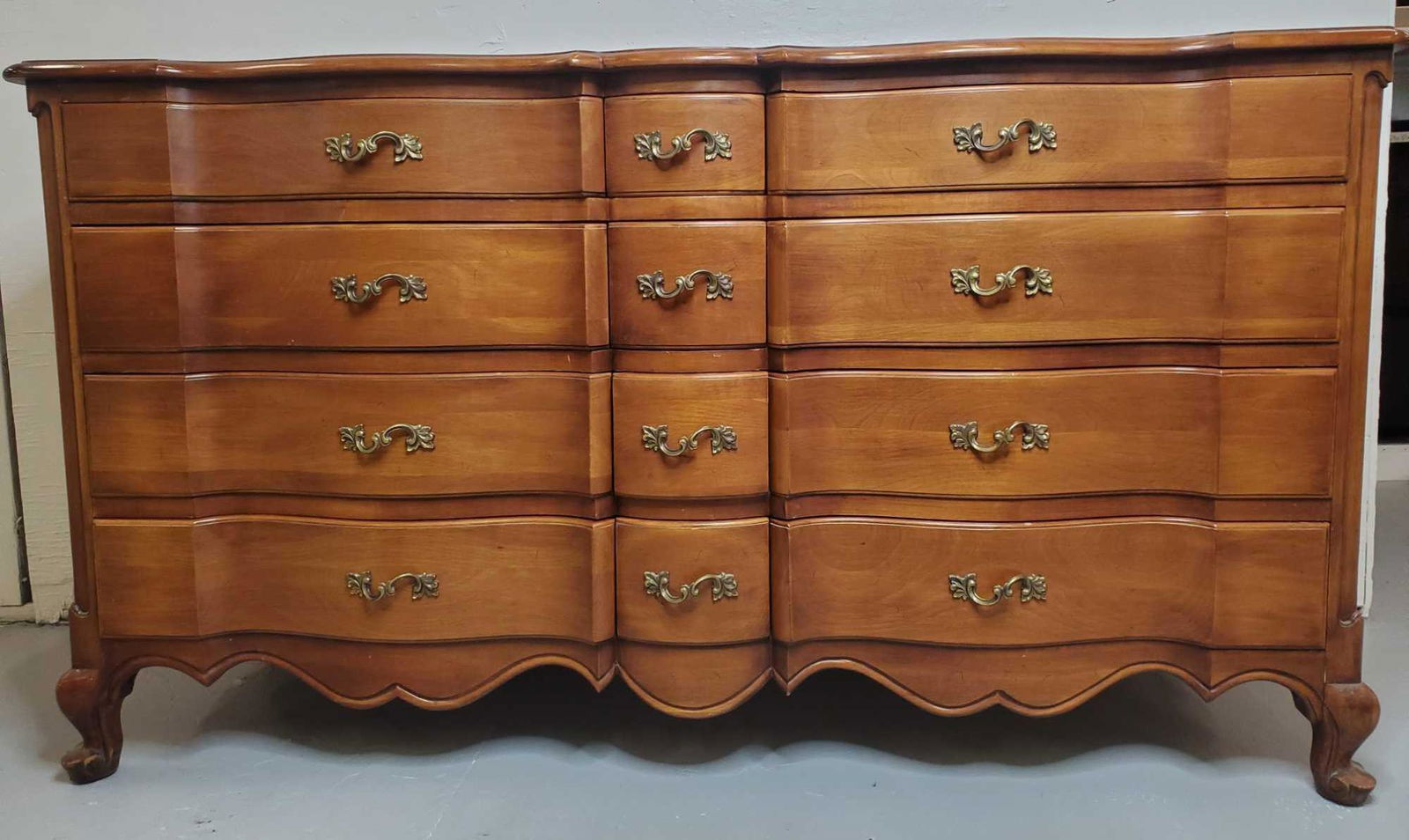Vintage Union National Solid Cherry Wood Dresser Dec 08, 2019