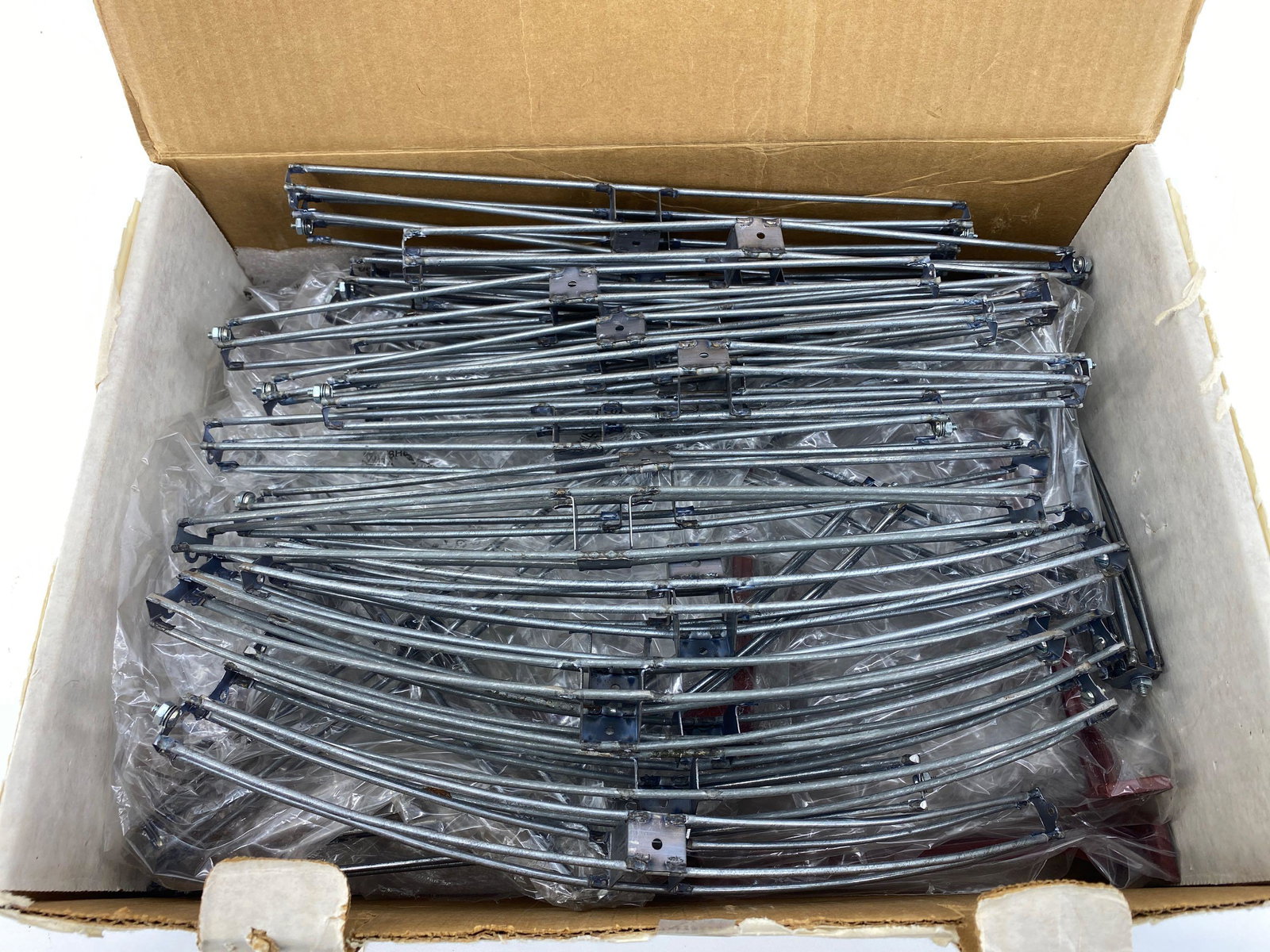 Box Lot of Overhead & Poles for European Trains : Items listed on box top. Untested. O Gauge.