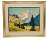 Fred Machetanz "Northern Summer" Oil Painting