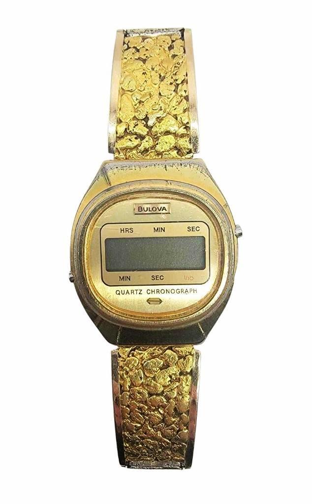 Alaskan Gold Nugget Bulova Accutron Wristwatch