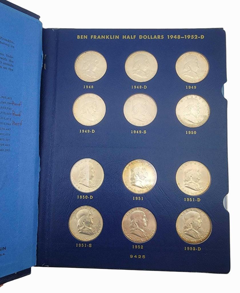 1948-1963 Franklin Half Dollar Whitman Album #2 (1 of 13)