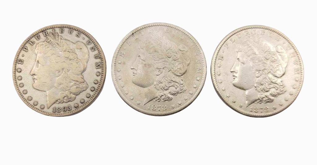 Mixed Date Carson City Morgan Half Dollars (1 of 8)