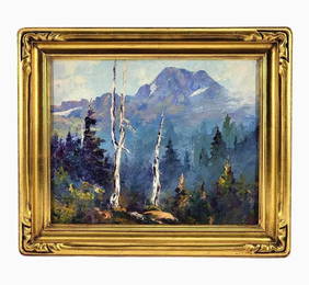 Jules Bernard Dahlager "Mount Achilles" Oil Painting