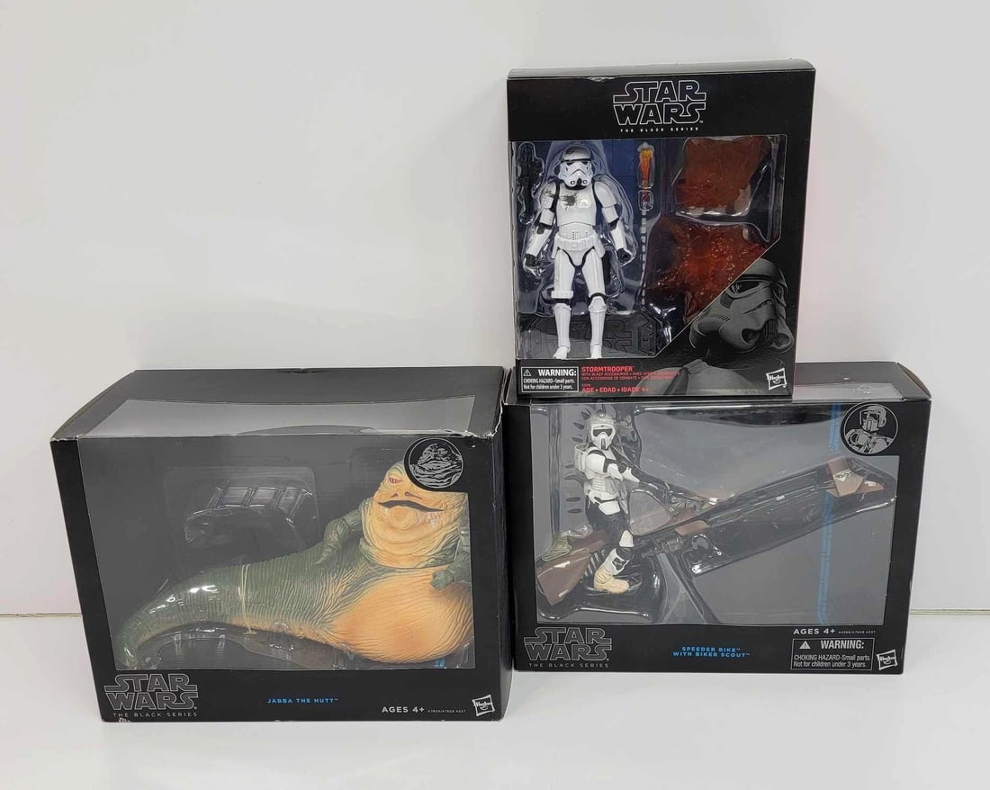 Jabba the Hutt, Stormtrooper, & Speeder Bike - Hasbro 2013 & 2018 (1 of 15)