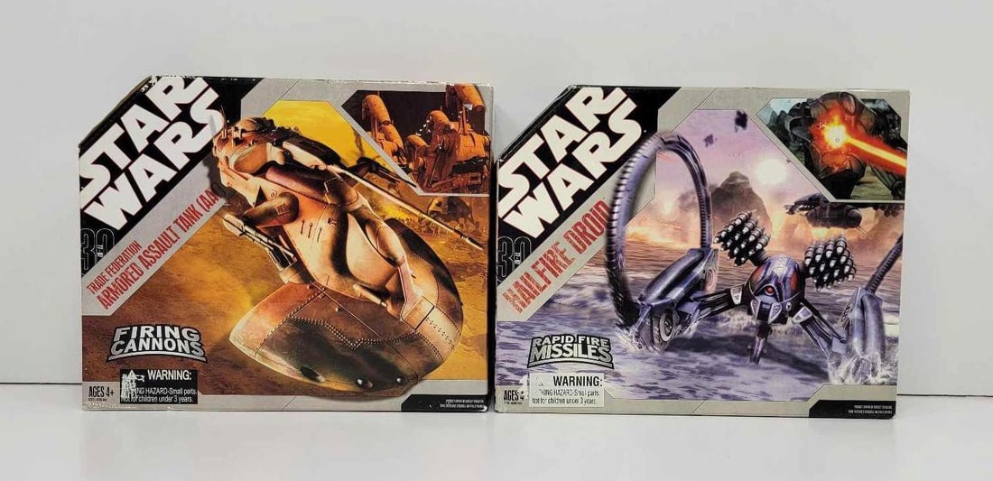 Star Wars Trade Federation Armored Assault Tank (AAT) & Hailfire Droid - Hasbro 2006 (1 of 7)