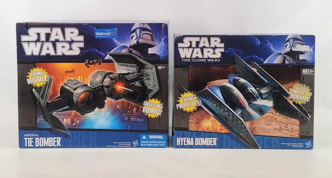 Star Wars Imperial Tie Bomber & The Clone Wars Hyena Bomber - Hasbro 2010 (1 of 13)