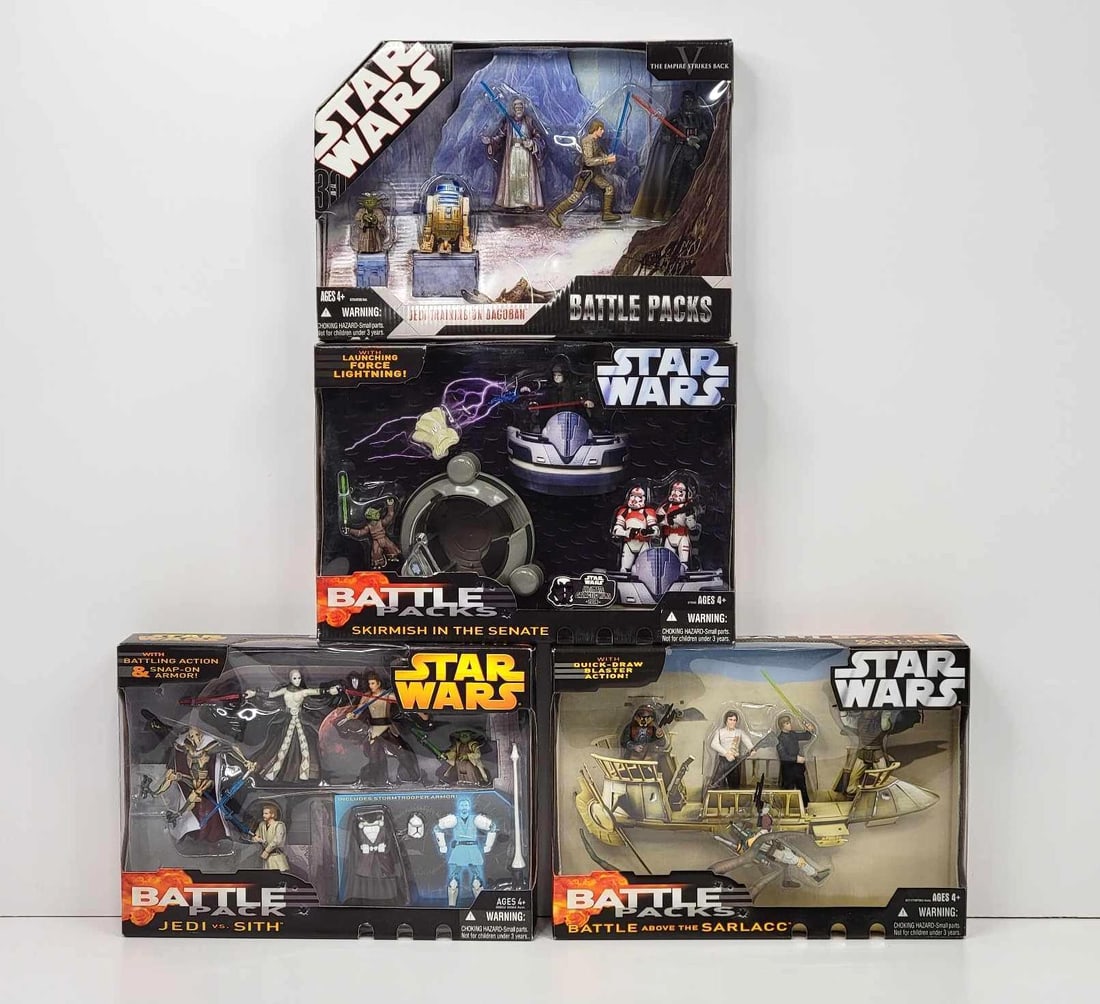 Star Wars Jedi Training on Dagobah, Skirmish in the Senate, Jedi vs. Sith, & Battle Above the (1 of 20)