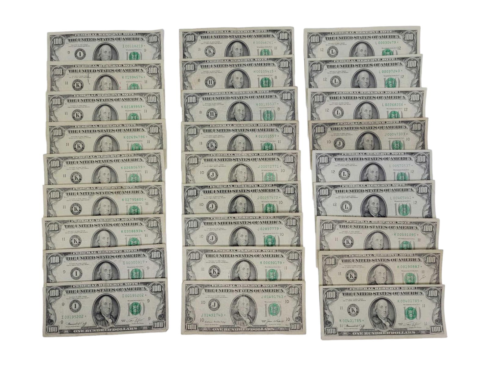 $2700 FV Mixed $100 Notes (1 of 7)