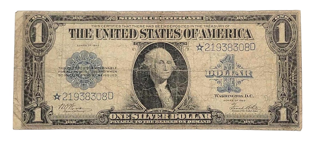 Fr. 238* $1 1923 Silver Star Certificate (1 of 3)