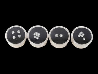 4~ ctw. Eye Clean White Round Brilliant Diamonds