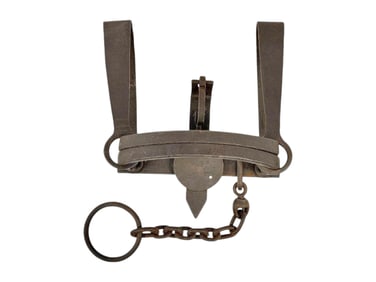 Newhouse Community #5 Steel Slick Pan Bear Trap c.1863-1865