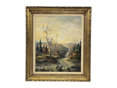 Norman Lowell "Russian Lakes Trail" Oil Painting