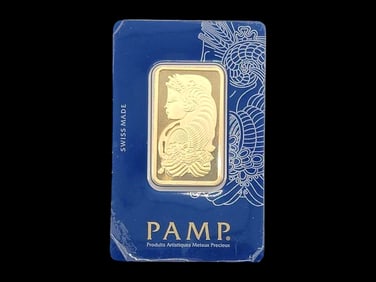 1 oz 999.9 Fine Gold Bullion Bar