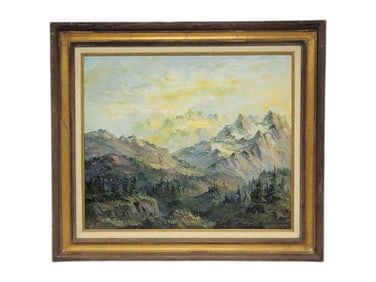 Norman Lowell "High Country" Oil Painting