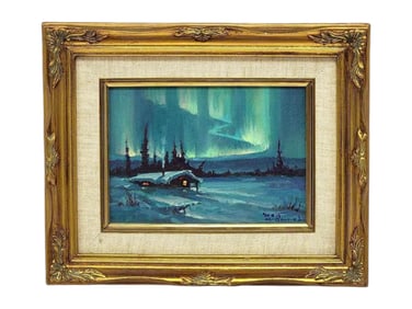 Scott McDaniel "Aurora Circle" Oil Painting