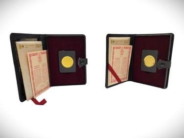 1977 $100 Canadian 22k Gold Coins - Elizabeth II / Silver Jubilee