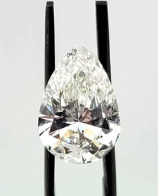 3.27ct GIA Certified Pear Cut SI1 H Diamond