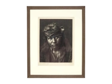 After Edward S. Curtis "A Son of the Desert - Navaho" Photogravure