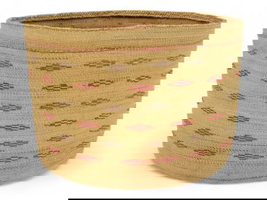 Exceptional Antique Aleut Basket